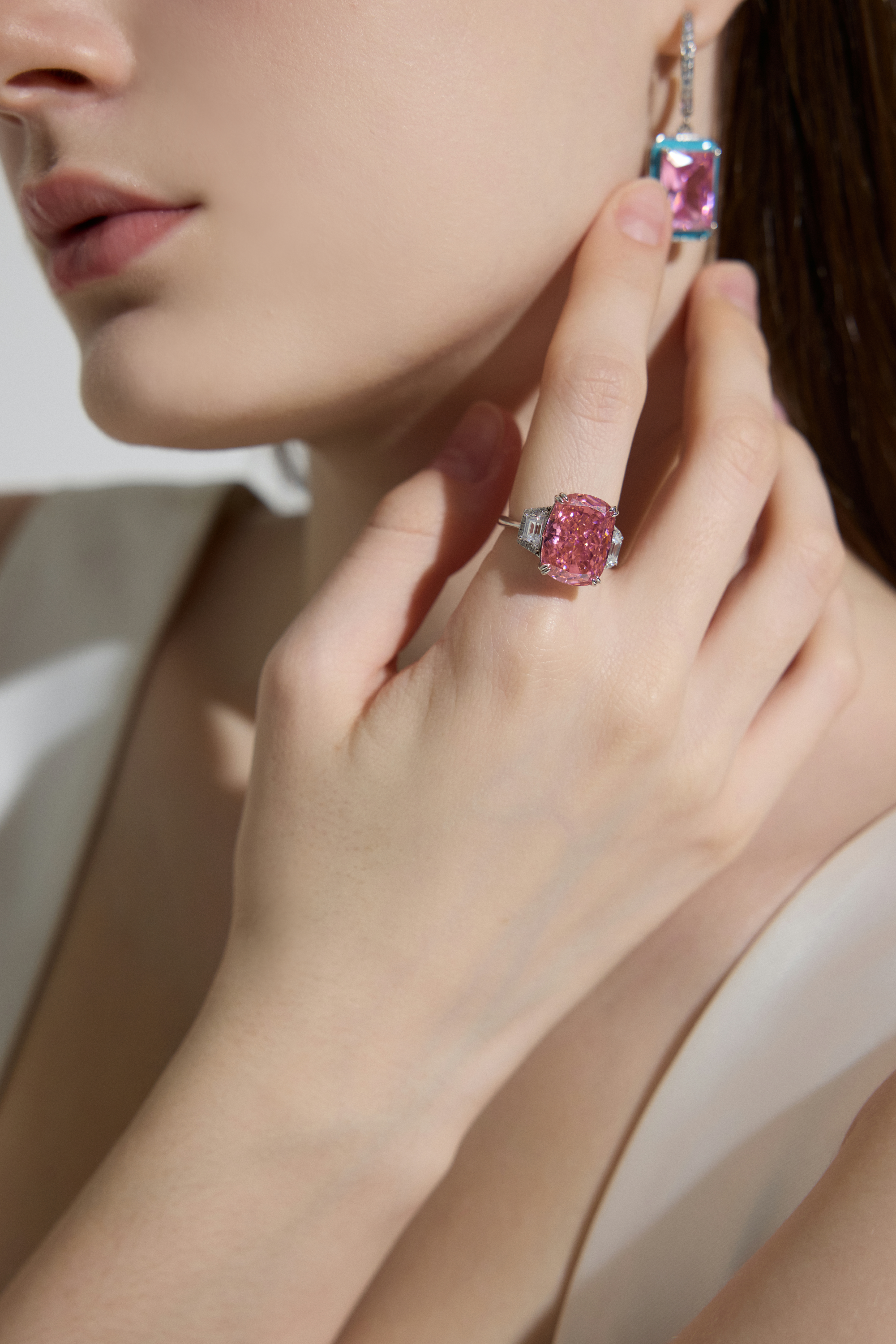 Moonlit Rose Ring