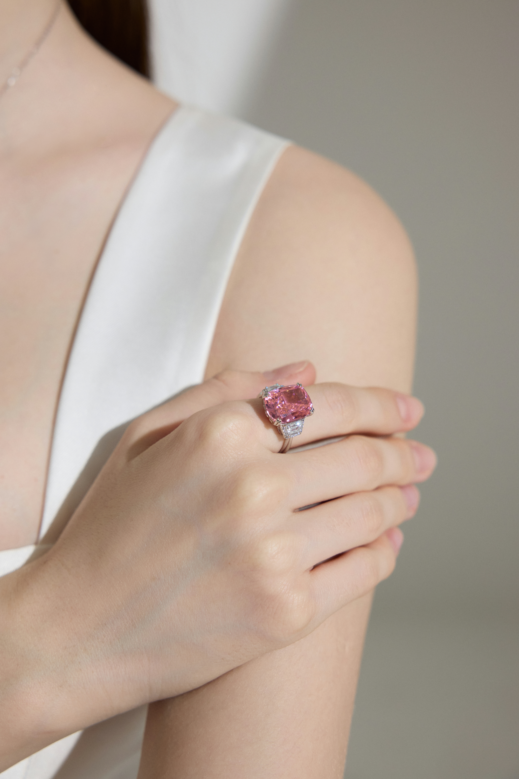 Moonlit Rose Ring