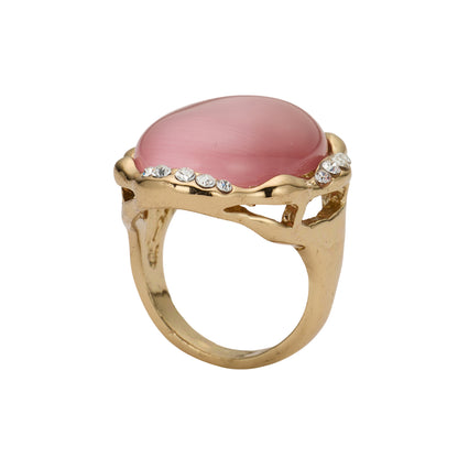 Palm Mirage: Gilded Relic Vintage rings