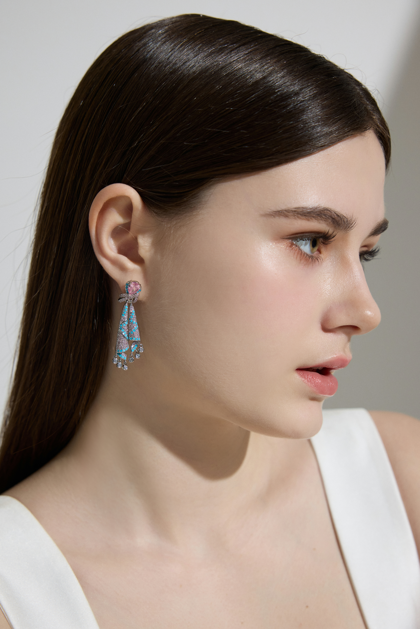Mirage Hues: Enamel Mirage Earrings