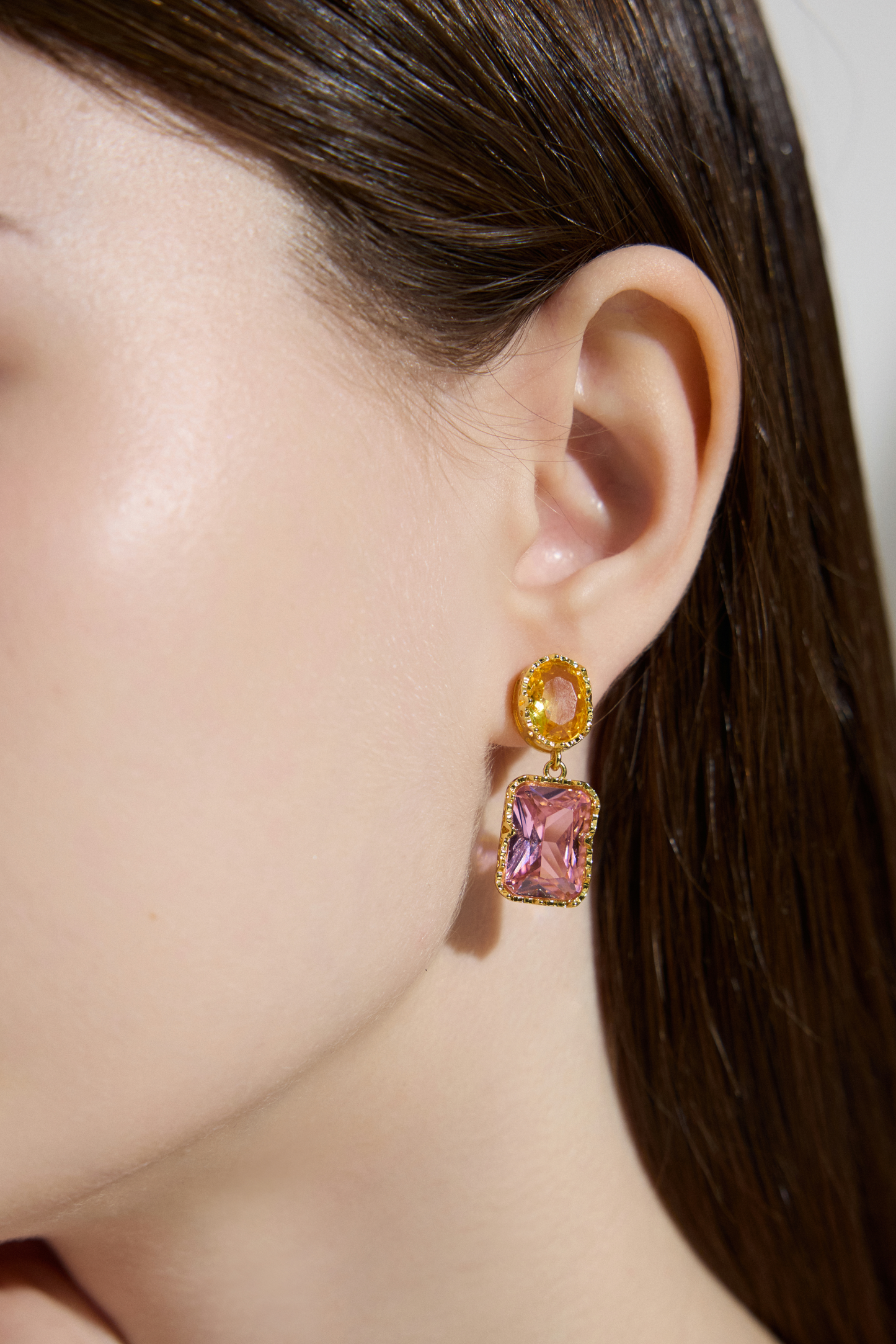Rainbow Gem Elegance Earrings