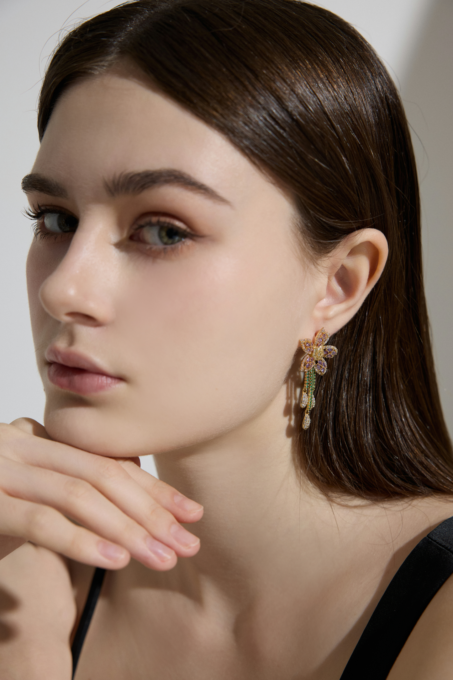 Luminous Dusk: Whisper of Amethyst Earrings
