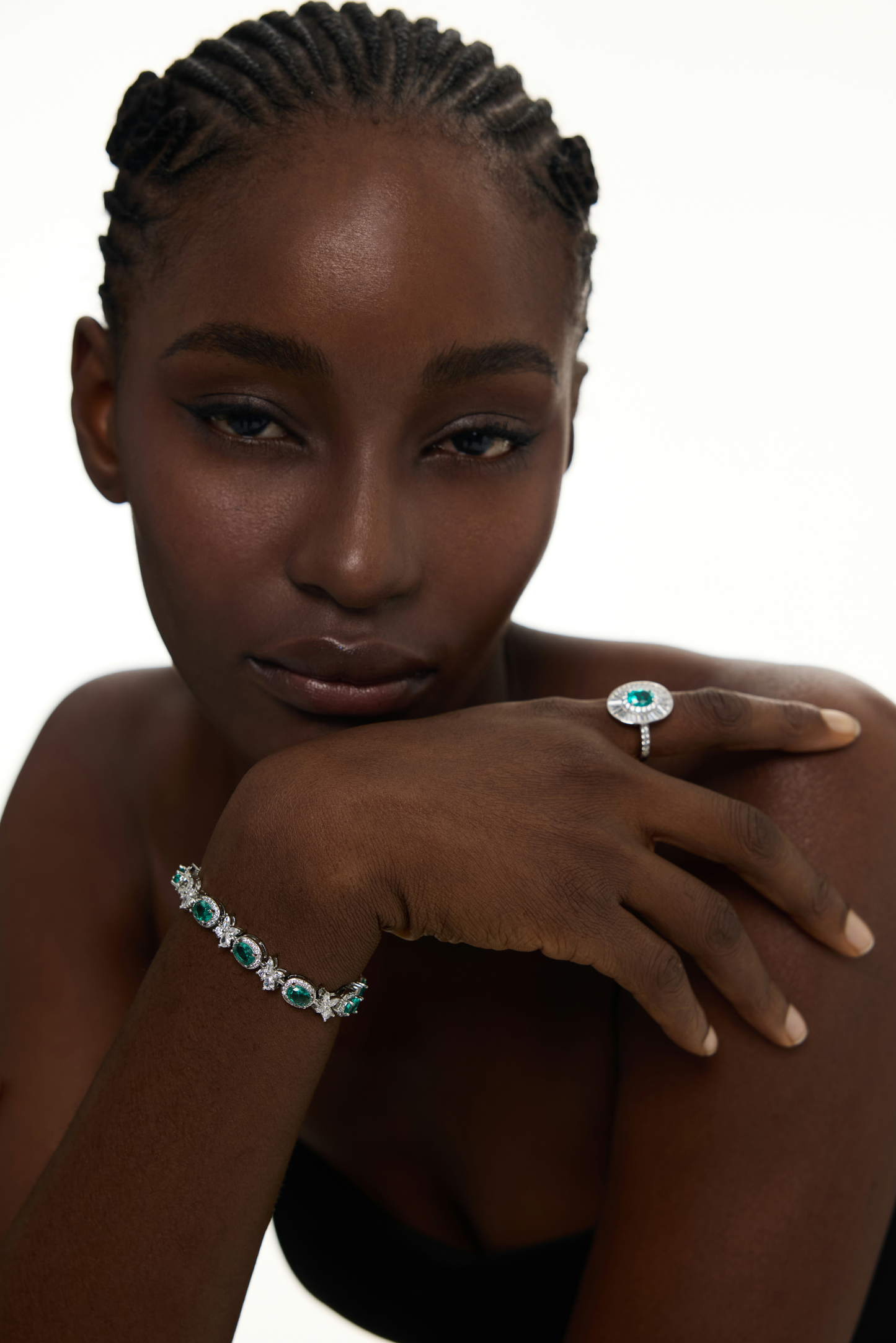 Enchanted Emerald Symphony Bracelet