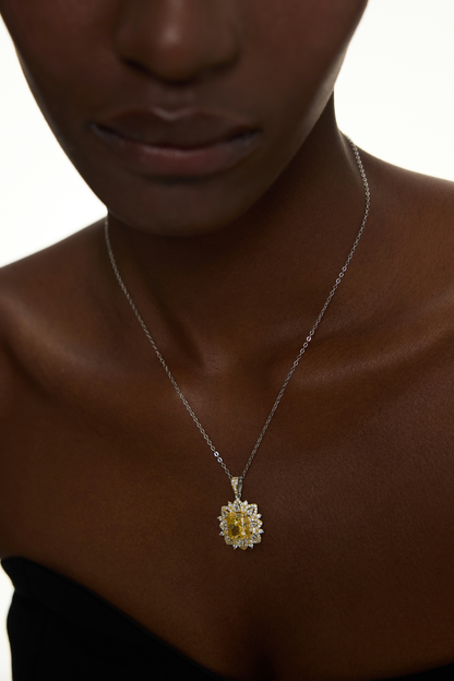 Sunlit Citrine Radiance Necklace