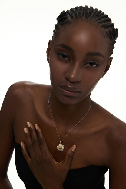 Sunlit Citrine Radiance Necklace