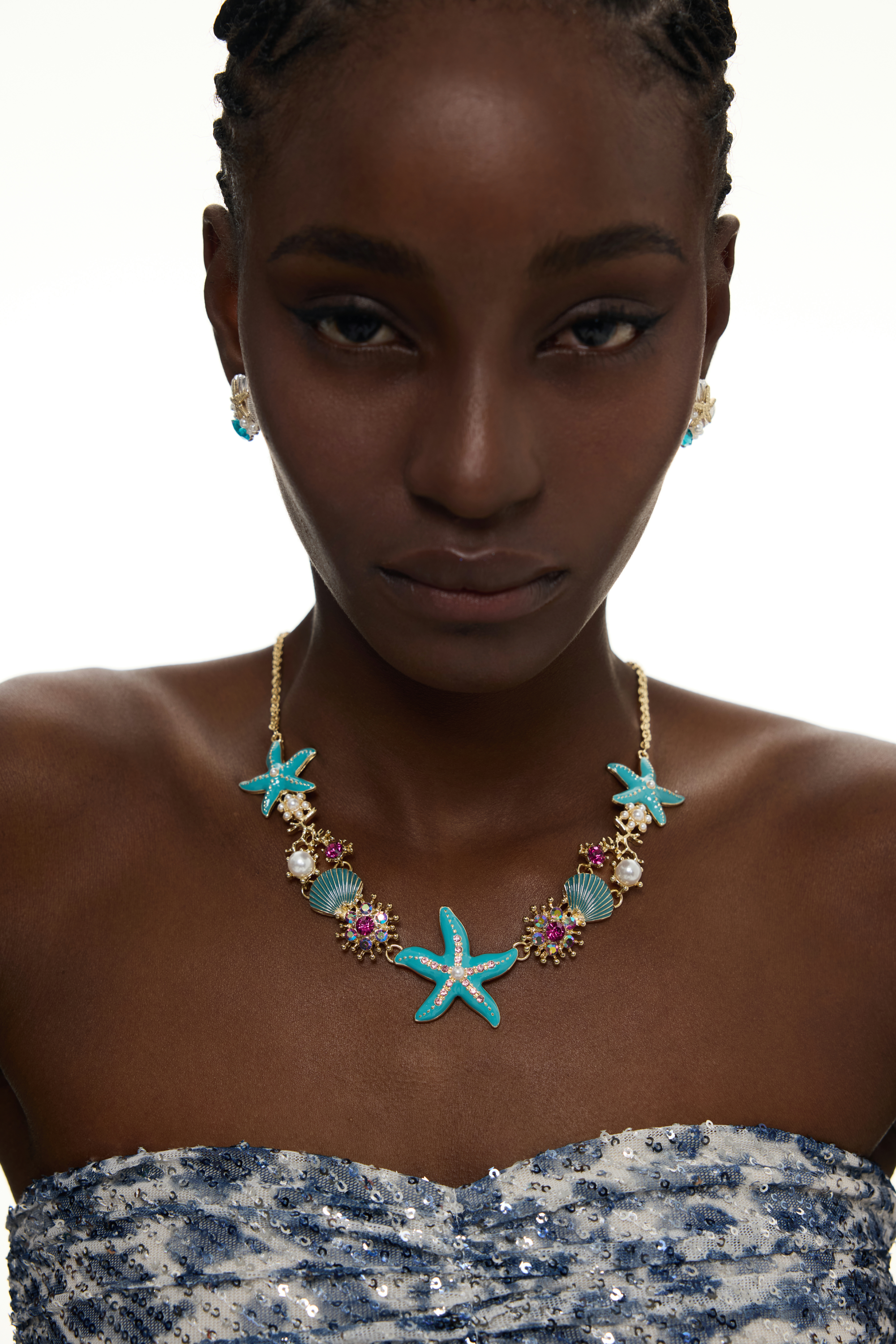 Ocean Starfish Shell Necklace