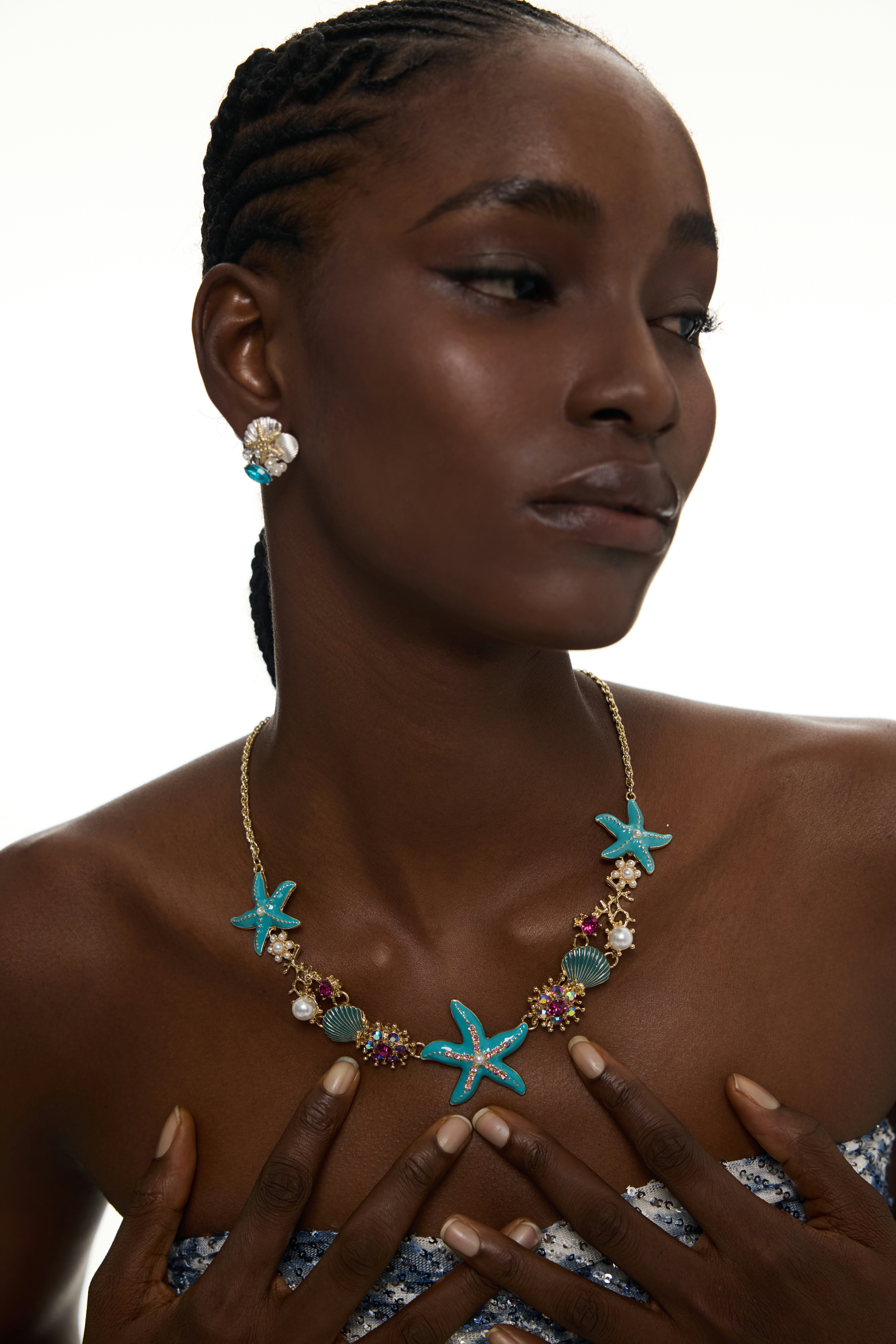 Ocean Starfish Shell Necklace