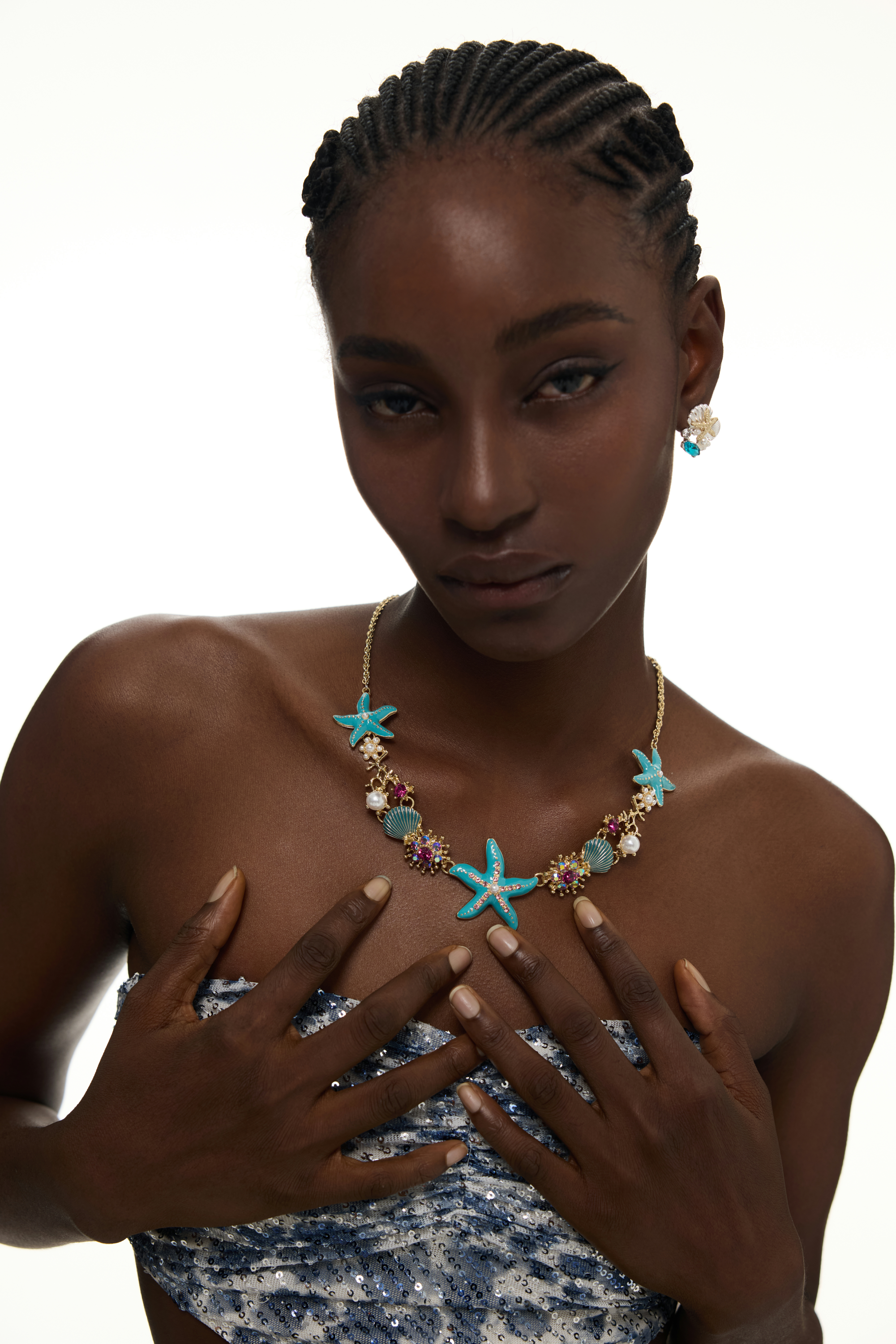 Ocean Starfish Shell Necklace