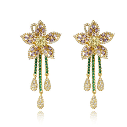 Luminous Dusk: Whisper of Amethyst Earrings