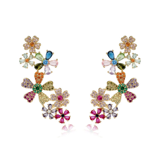 Floral Cipher: Octa Bloom Earrings