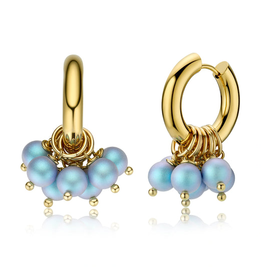 Stardust Serenade: Gilded Eclipse Earrings