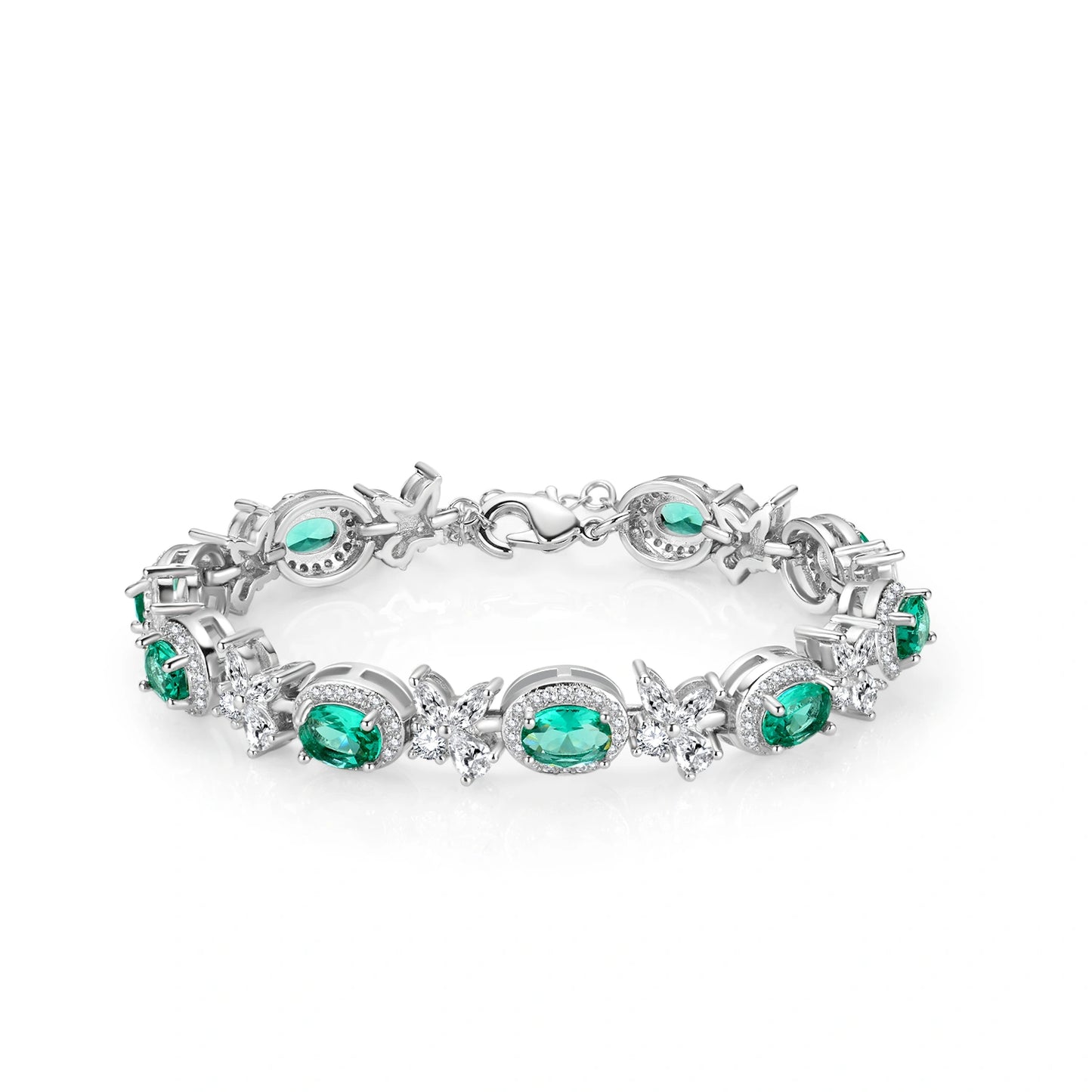 Enchanted Emerald Symphony Bracelet