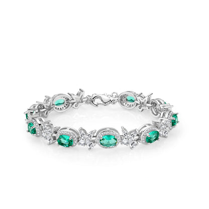 Enchanted Emerald Symphony Bracelet