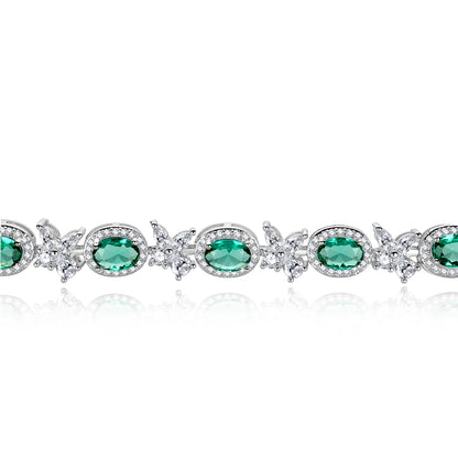 Enchanted Emerald Symphony Bracelet