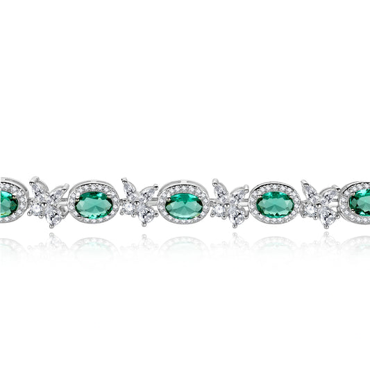 Enchanted Emerald Symphony Bracelet