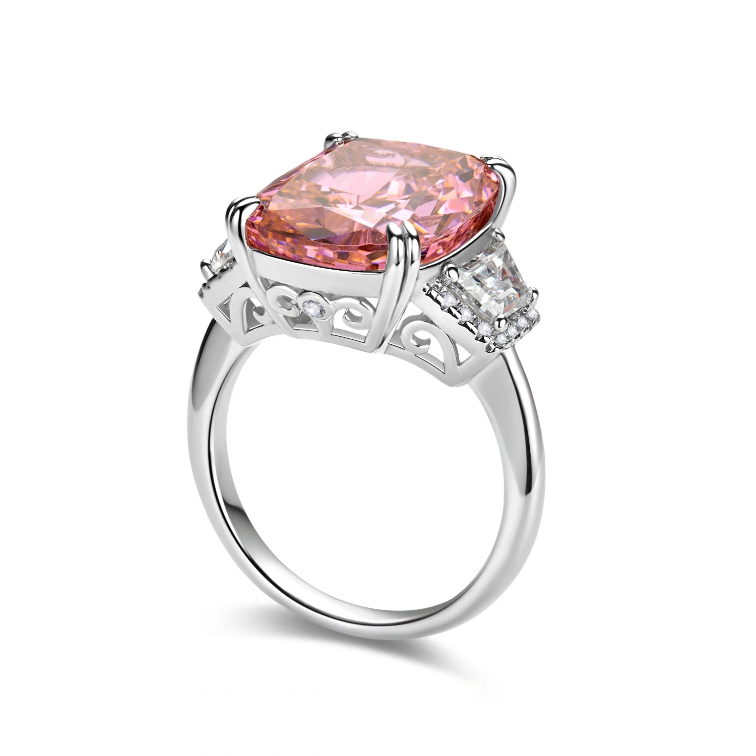 Moonlit Rose Ring